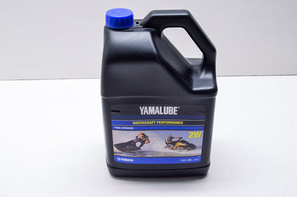 New OEM Yamaha Yamalube Watercraft Performance Two Stroke 2W Oil 1 Gal 3.785 L N