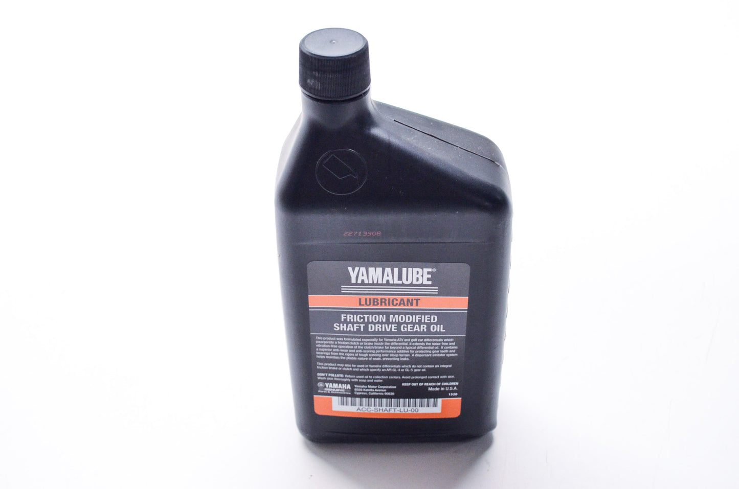 New OEM Yamaha Yamalube Friction Mod Shaft Drive Gear Oil SAE 80W-90 1 qt 946 ml