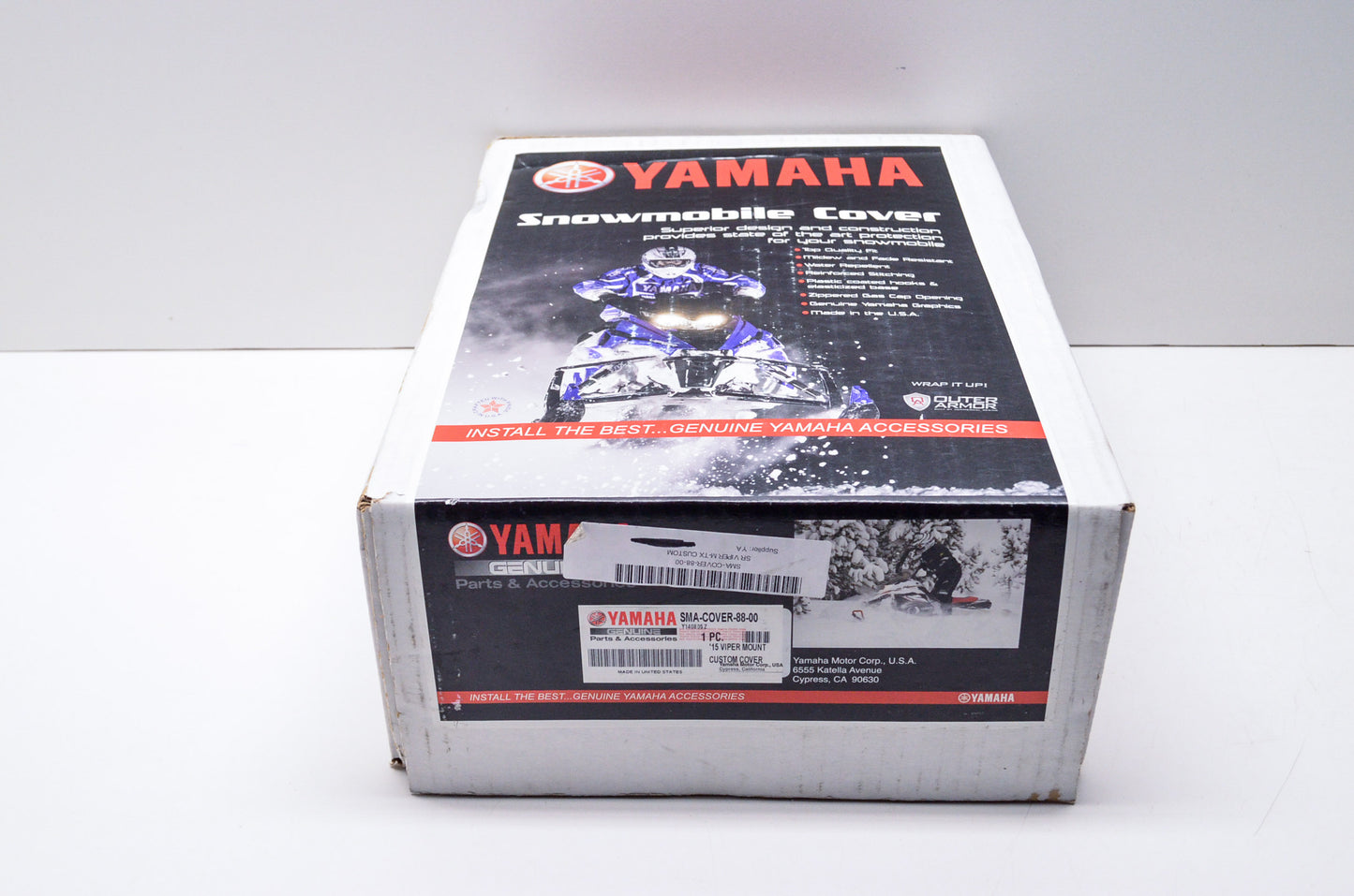 New OEM Yamaha Snowmobile Custom 1 PC Cover Viper Mountain '15 NOS