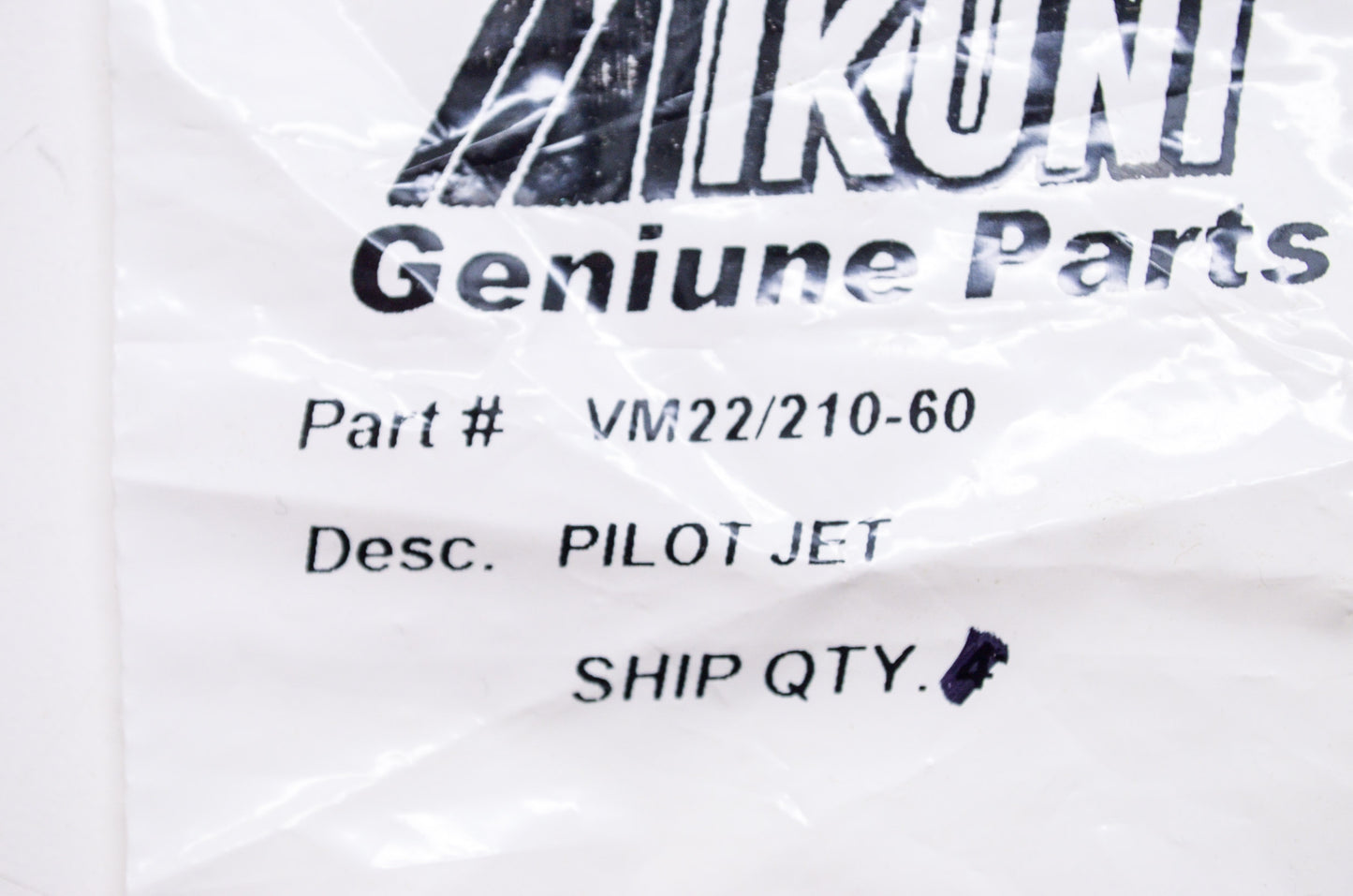 New Mikuni Pilot Jet #60 NOS