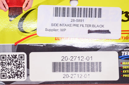 Outerwears 28-5891, 20-2712-01 Black Side Intake Pre Filter Polaris NOS