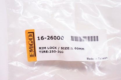 New Emgo Rim Lock Size 1.60mm Tire 250-300 NOS