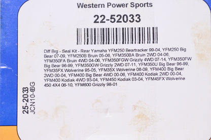 All Balls 25-2033 Rear Differential Bearing & Seal Kit Yamaha NOS