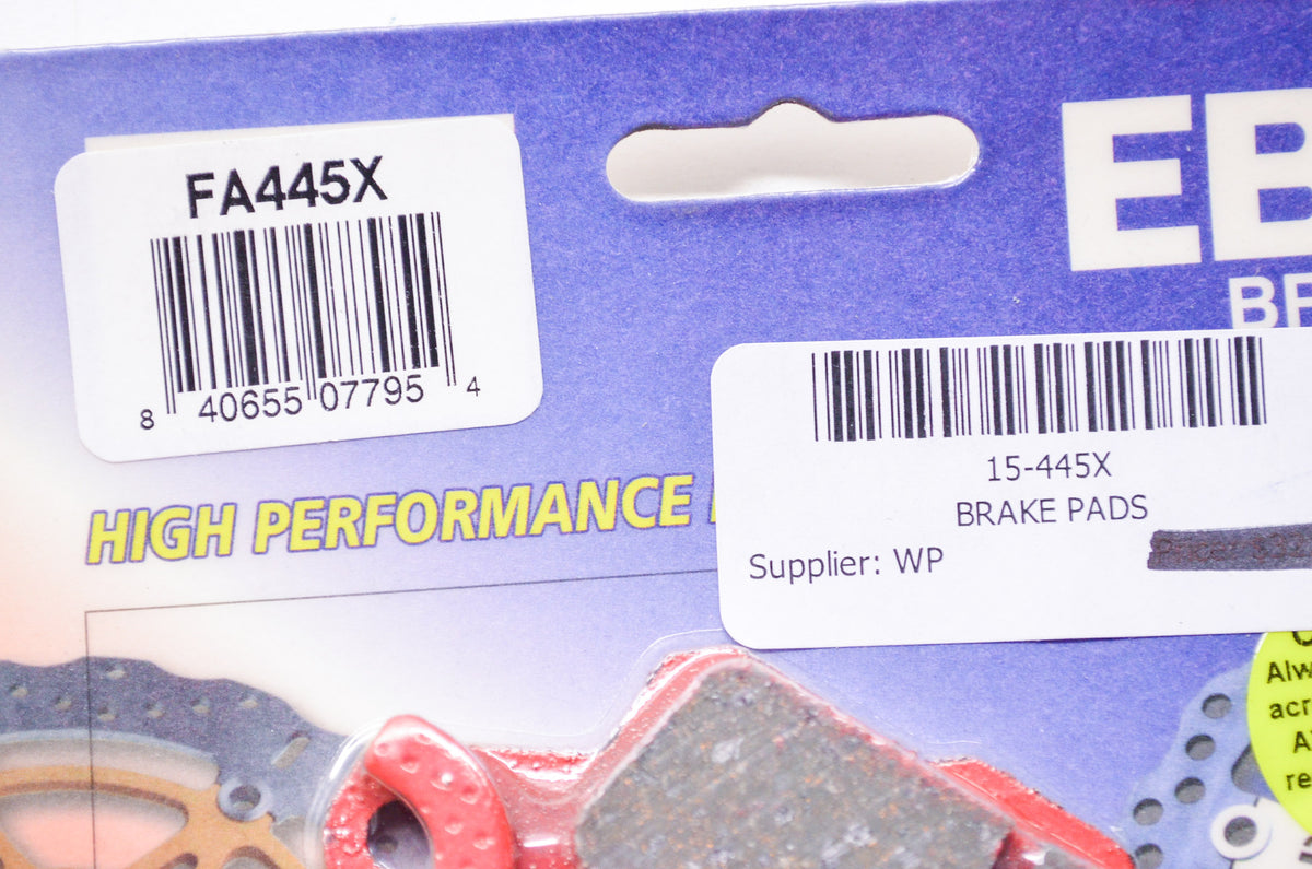 EBC FA445X High Performance Motorcycle ATV Brake Pad QTY 2 NOS