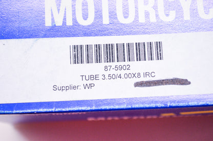 New IRC Tire Motorcycle Tube Size 3.50/4.00x8 IRC JS244A NOS