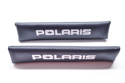 New OEM Polaris Carbon Seat Belt Pad Qty 2 NOS