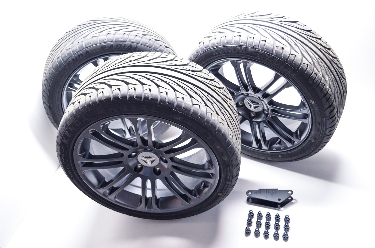 OEM Polaris 1521783, 1521784 Slingshot Take Off Wheel Kit 17x7.0 18x9.5 w/ Mount