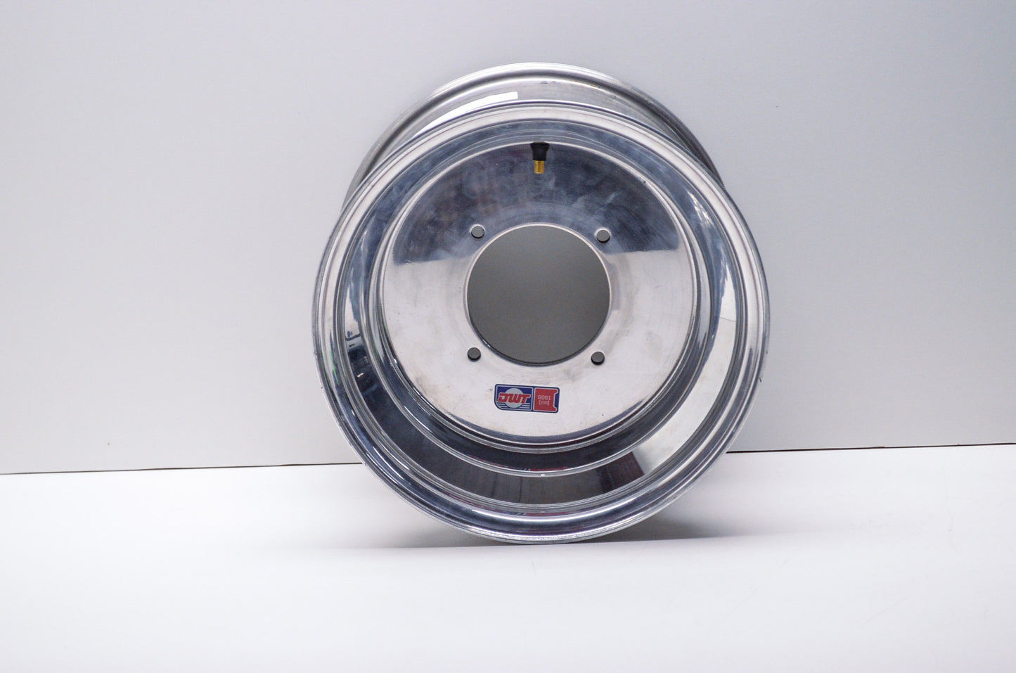 New DWT Douglas Polished 6061 Alloy .190 ATV UTV Wheel 12x8 4/136 3+5 NOS