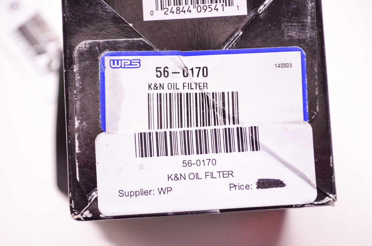 New K&N Black Oil Filter NOS