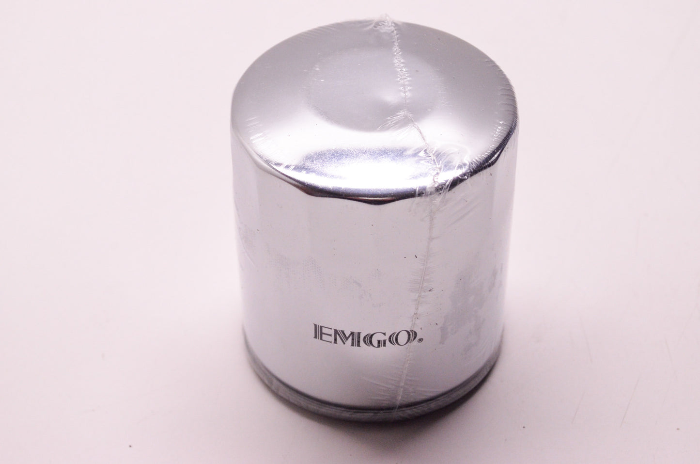EMGO 10-82442 Microglass Chrome Oil Filter Harley Davidson NOS