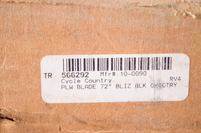 72' Black Plow Blade Kit NOS