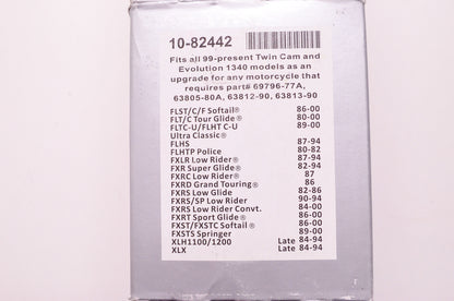 EMGO 10-82442 Microglass Chrome Oil Filter Harley Davidson NOS