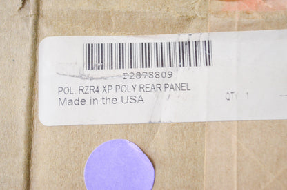 New OEM Polaris RZR 4 XP Poly Rear Panel Kit w/ Lock & Ride Clamp NOS