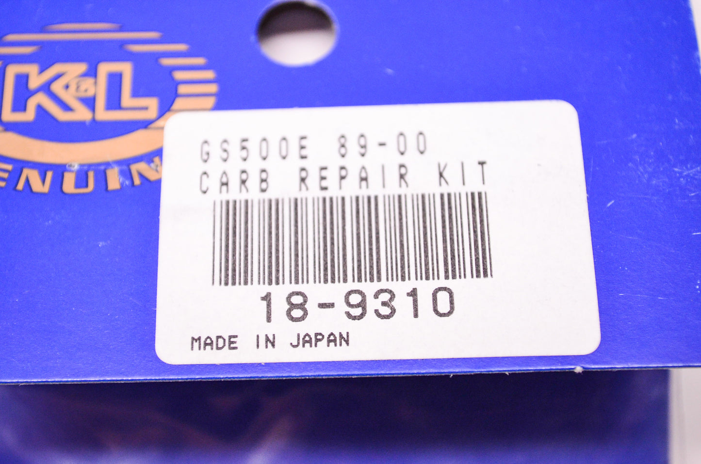 New K&L Genuine Carburetor Repair Kit Suzuki GS500E '89-00 NOS