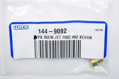 New Aftermarket Main Jet Round #92 Keihin NOS