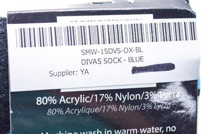 Snow Gear Socks Pair Blue Ladies Shoe Size 6-11 NOS