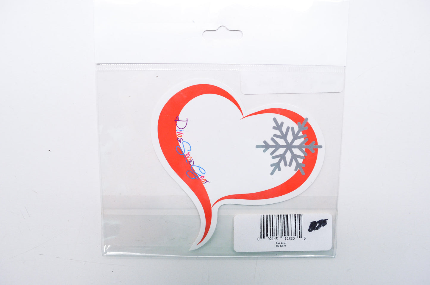 New Divas Diva Snow Gear Decal NOS