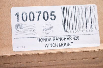 New KFI Products Winch Mount Kit Honda Rancher 420 NOS