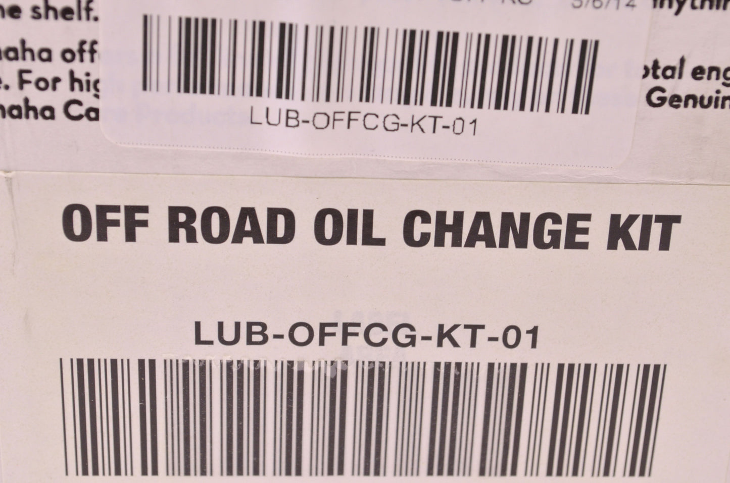 OEM Yamaha LUB-OFFCG-KT-01 Off Road Oil Change NOS