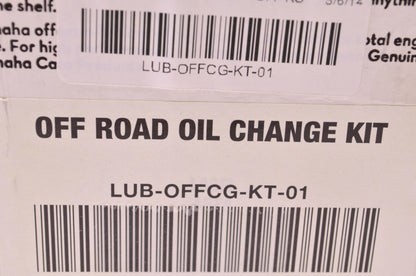 OEM Yamaha LUB-OFFCG-KT-01 Off Road Oil Change NOS