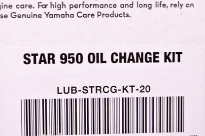 OEM Yamaha LUB-STRCG-KT-20 Oil Change Kit NOS