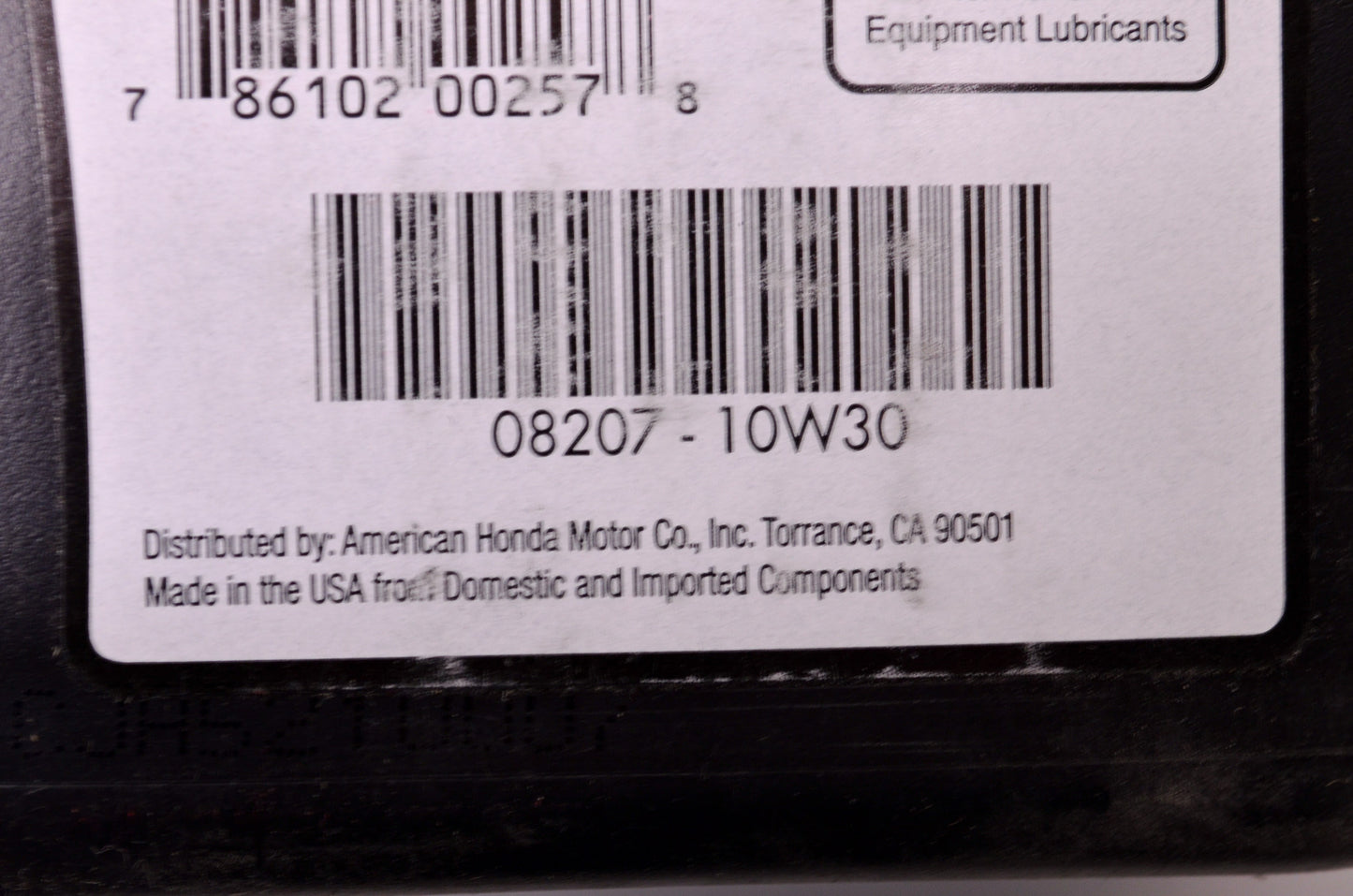 New OEM Honda 10W30 Oil NOS
