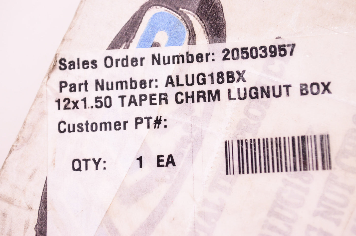 Used NGK 12x1.50 12mm/17mm Hex 60 Deg Taper Chrome Lug Nut