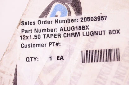 Used NGK 12x1.50 12mm/17mm Hex 60 Deg Taper Chrome Lug Nut