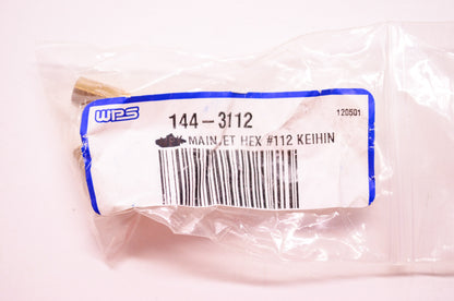 New Aftermarket Main Jet Hex #112 Keihin NOS