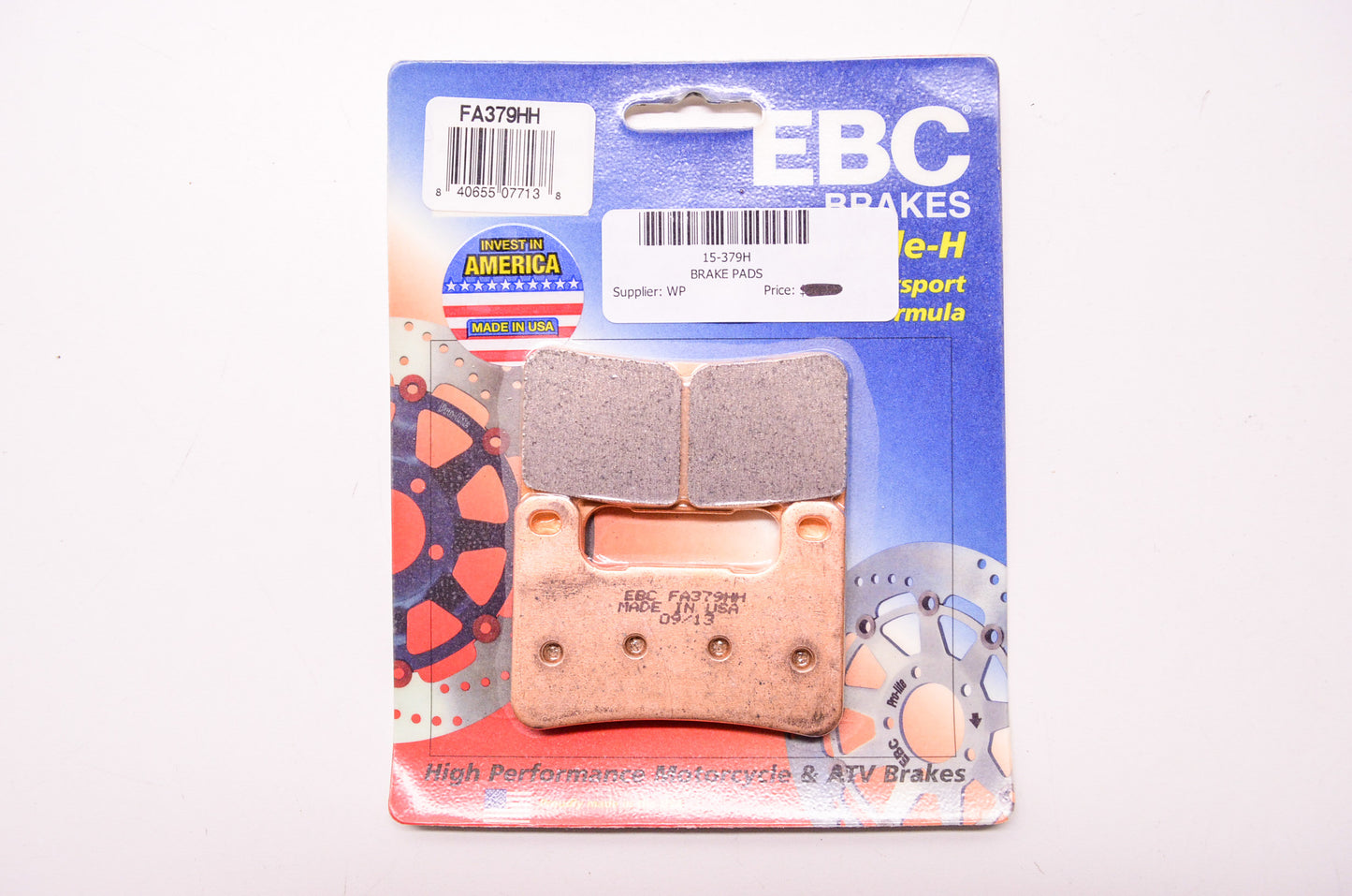 New EBC Brakes Double-H Disc Brake Pad Kit Superbike Street Race Formula NOS