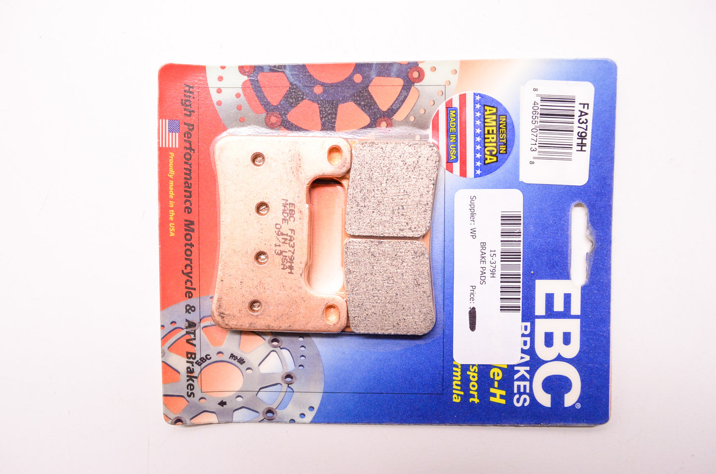 New EBC Brakes Double-H Disc Brake Pad Kit Superbike Street Race Formula NOS