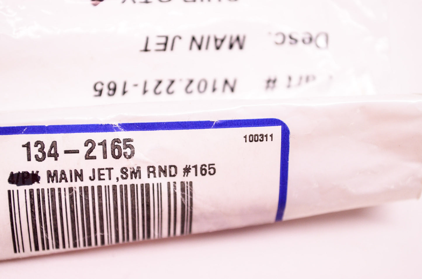 New Mikuni Main Jet Small Round #165 NOS