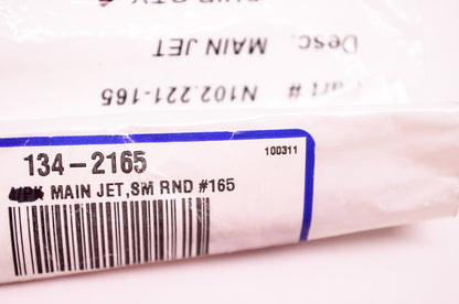 New Mikuni Main Jet Small Round #165 NOS