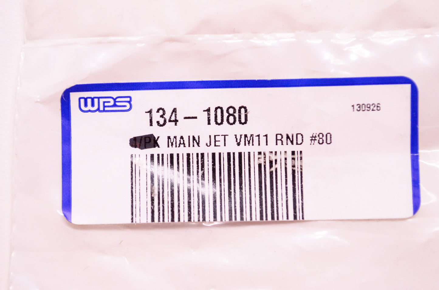 New Mikuni Main Jet Round #80 NOS
