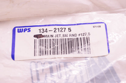 New Mikuni Main Jet Small Round #127.5 NOS