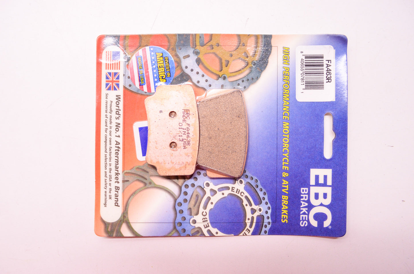 New EBC Brakes High Performance Motorcycle & ATV Brake Pads Qty 2 NOS