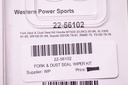New All Balls Fork & Dust Seal Wiper Kit Honda Suzuki NOS