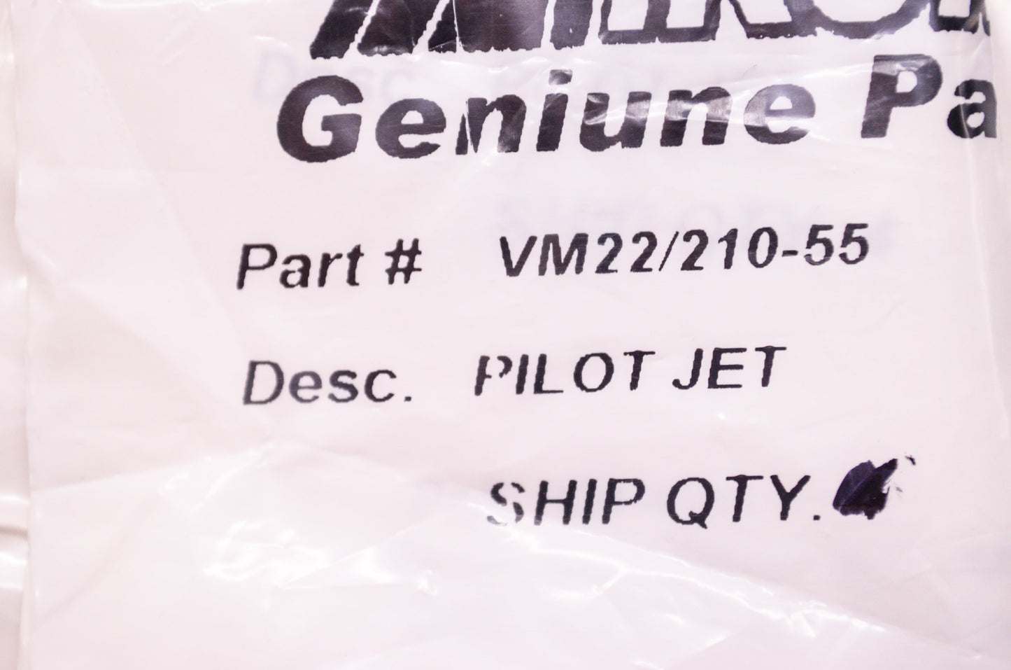 New Mikuni Pilot Jet #55 NOS