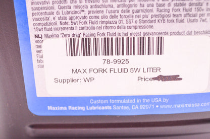 New Maxima Racing Oils High Performance Fork Fluid Fade Free Zero Drag Racing Fo