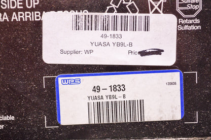 New Yuasa Powersports & Specialty Battery Kit NOS