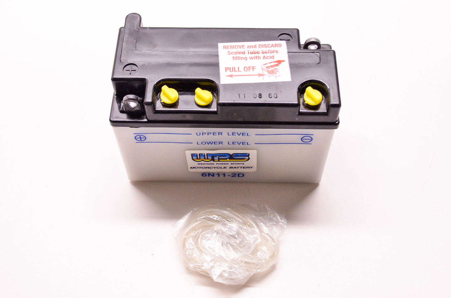 New WPS Motorcycle Battery Kit w/o Acid NOS
