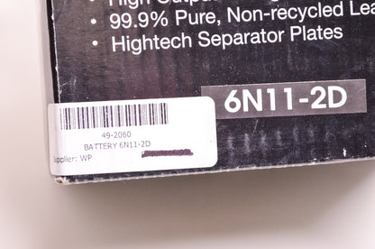 New WPS Motorcycle Battery Kit w/o Acid NOS