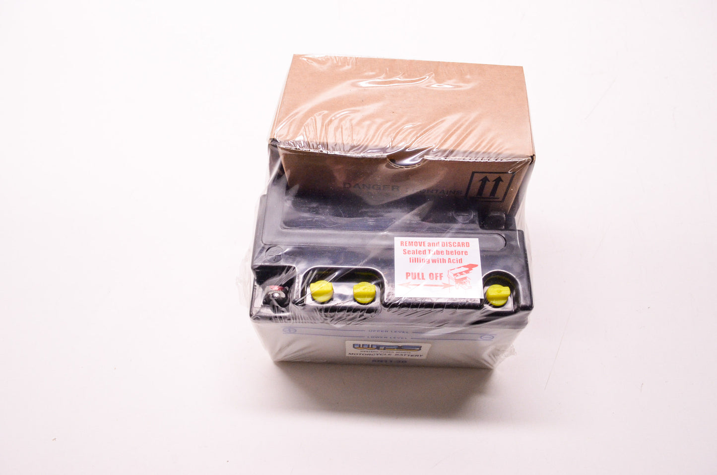 New WPS Motorcycle Battery Kit w/ Acid NOS