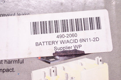 New WPS Motorcycle Battery Kit w/ Acid NOS
