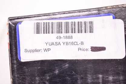 New Yuasa Powersports Dry Battery Kit NOS