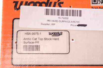 Woody's 16-72202, HAS-9975-1 Top-Stock Hardweld Hard Surface Wear Bar Kit NOS