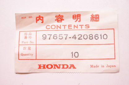 OEM Honda 97657-42086-10 Spoke B (10X123) Qty 10 NOS