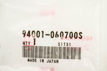 OEM Honda 94001-06070-0S Hex Nut 6mm NOS