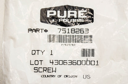 OEM Polaris 7518263 Hex Cap Screw 3/8-24X4.00 NOS