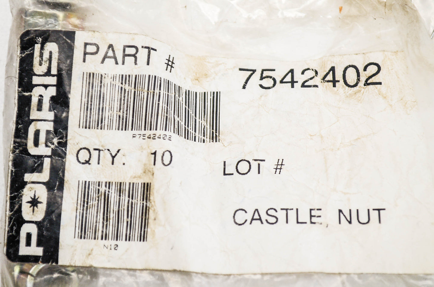 OEM Polaris 7542402 Flex Lock Nut NOS
